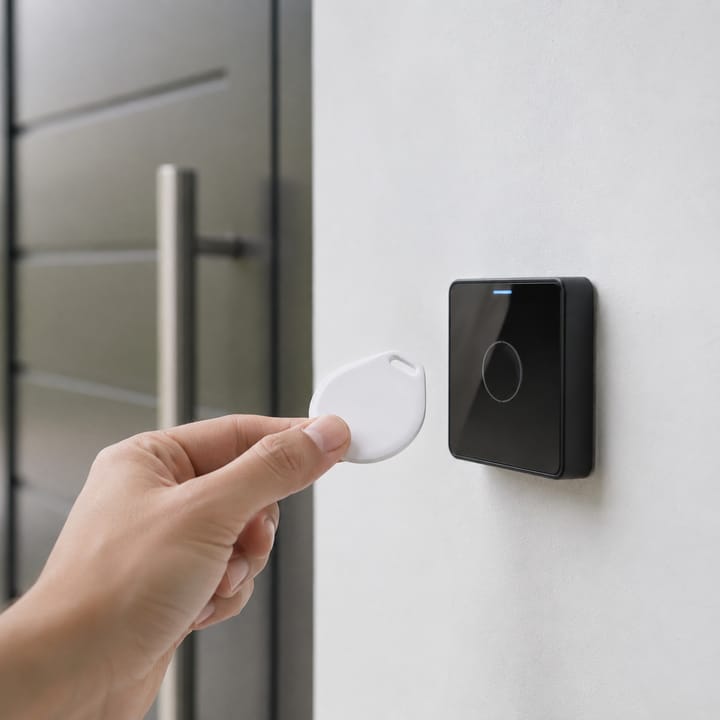 Porte-clés NFC design géométrique
