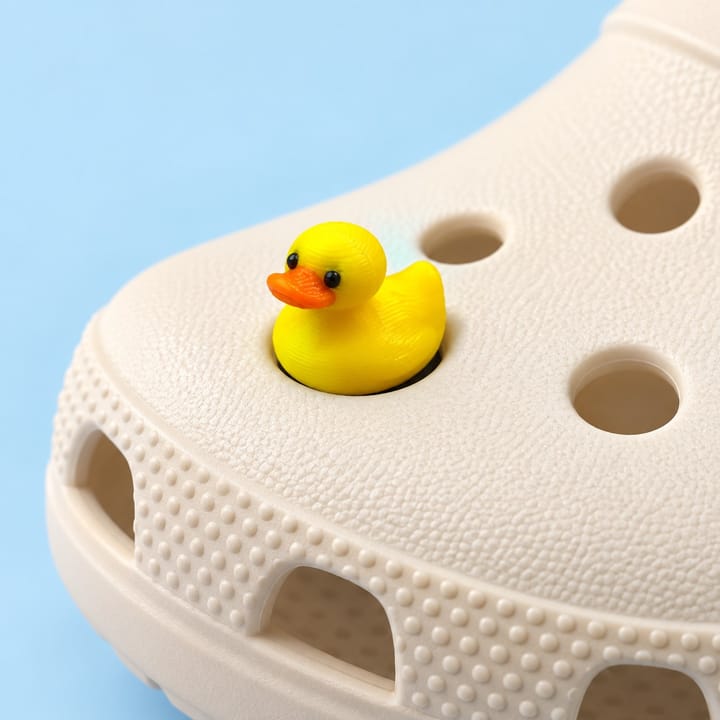 Canard miniature à clipser pour crocs