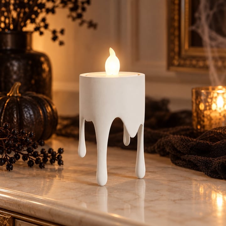 Bougeoir effet flottant avec bougie LED