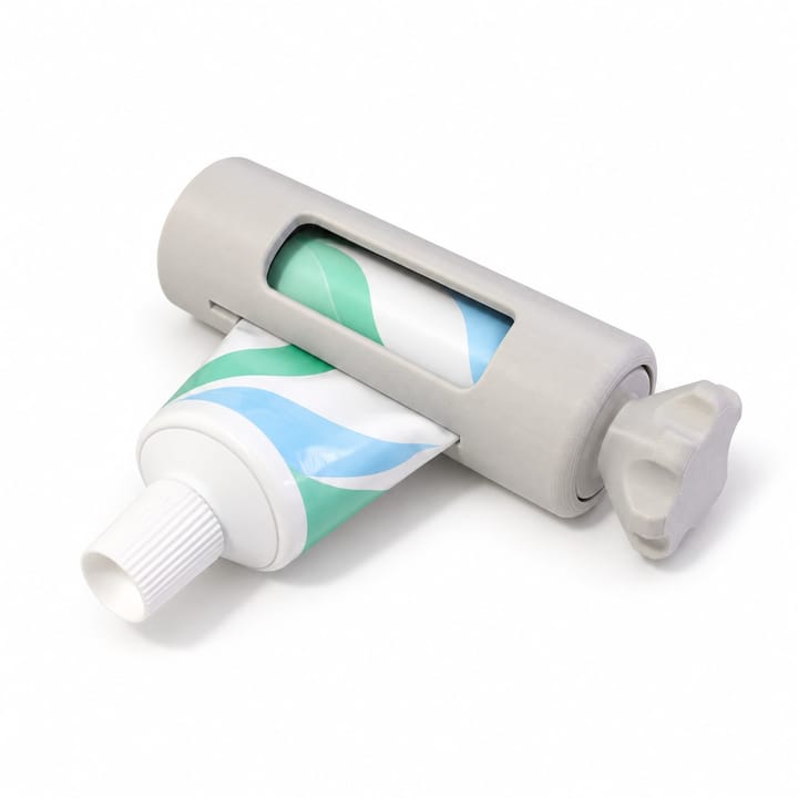 Presse-dentifrice à molette