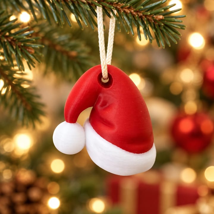 Bonnet de Père Noël à suspendre