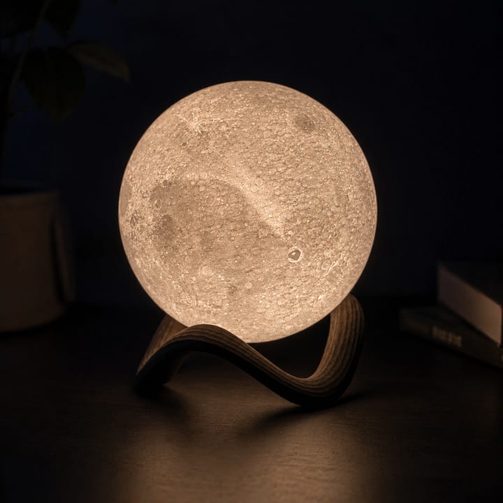 Veilleuse lune avec base LED
