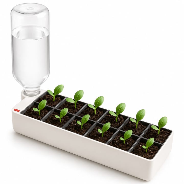 Mini pot auto-arrosant