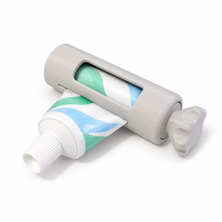 Presse-dentifrice à molette