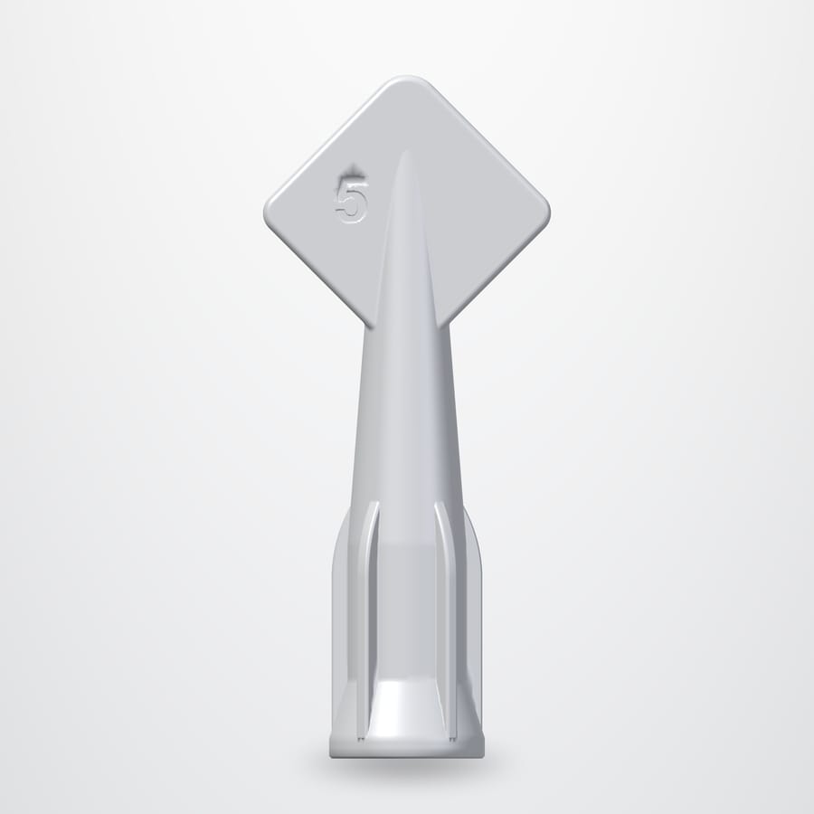 Embout de finition pour cartouche de silicone