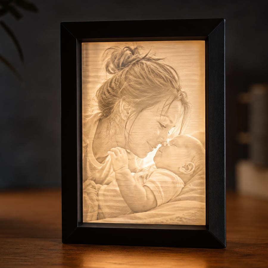 Cadre Lithophane Photo Personnalisée