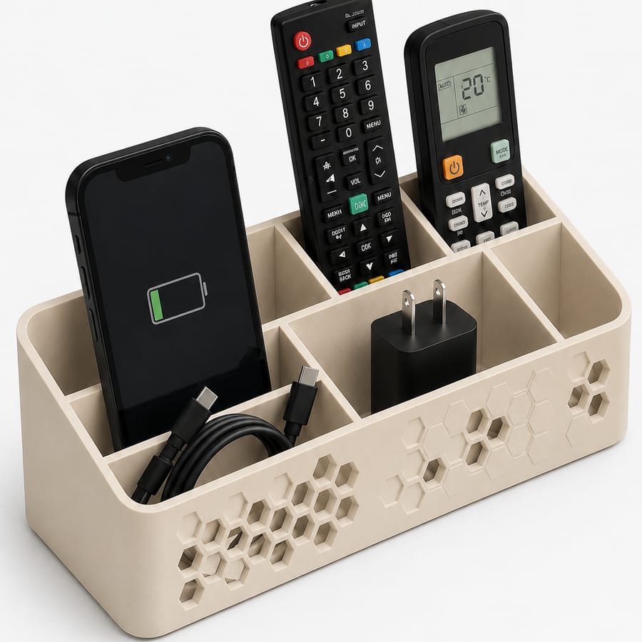 Organiseur bureau / chevet pour manettes
