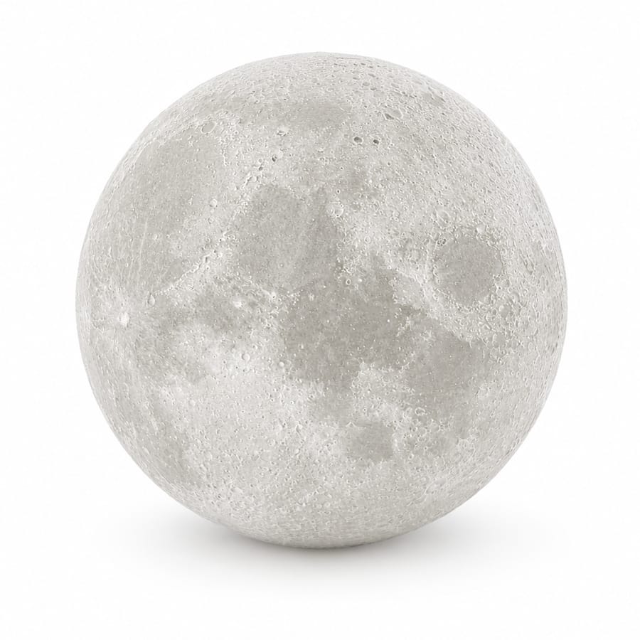 Veilleuse lune avec ampoule