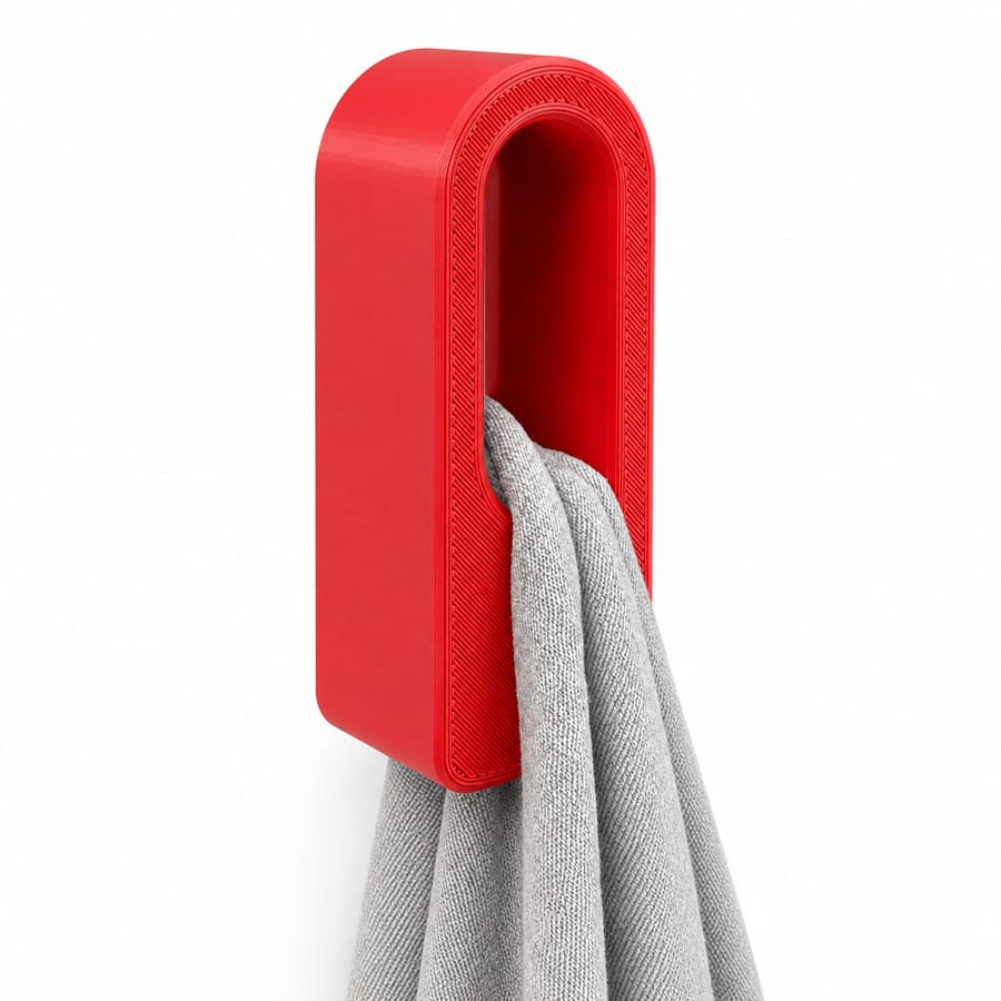 Support à pression pour serviette / tissu