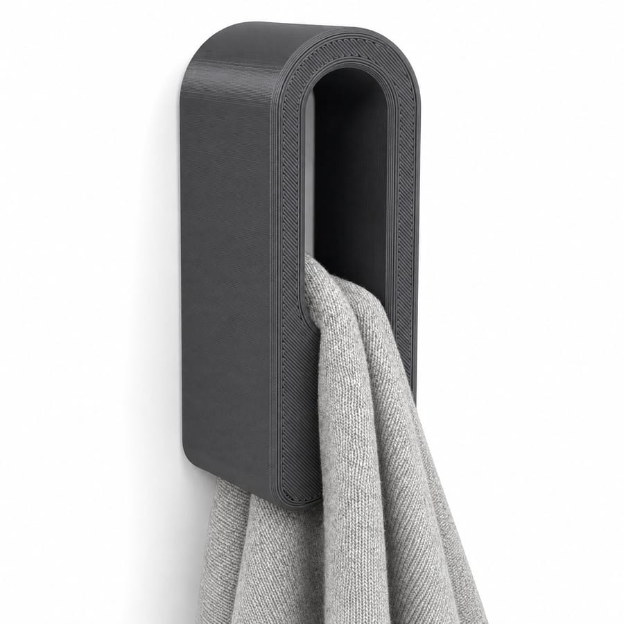 Support à pression pour serviette / tissu