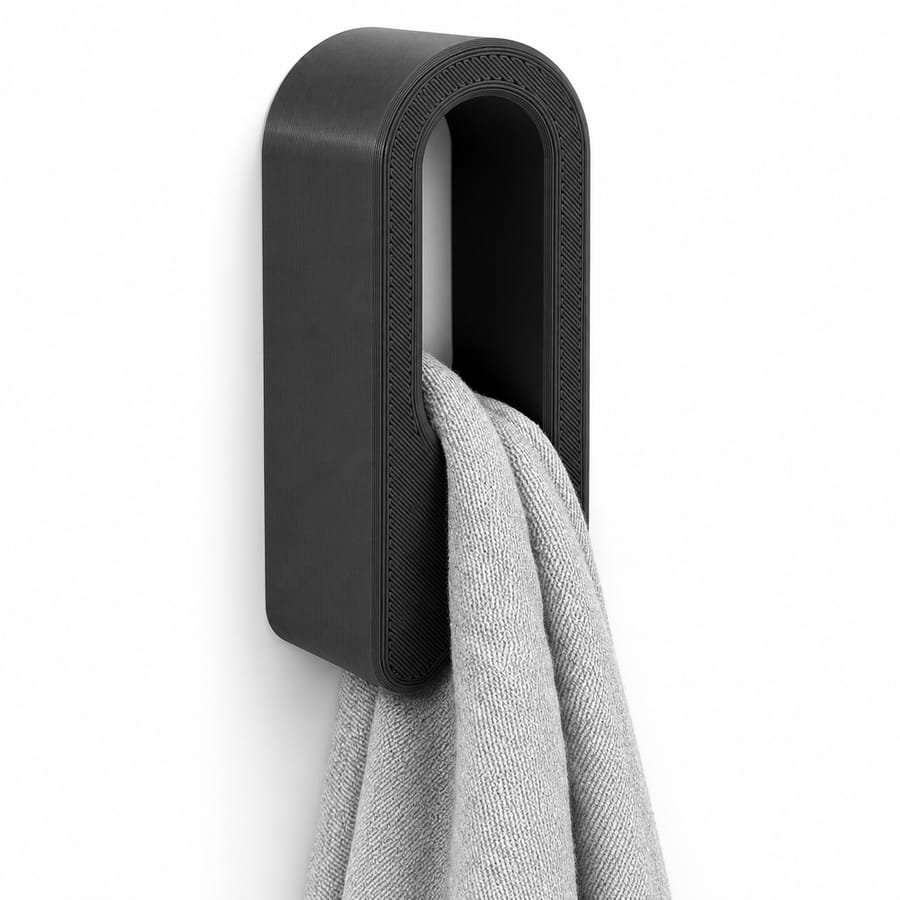 Support à pression pour serviette / tissu