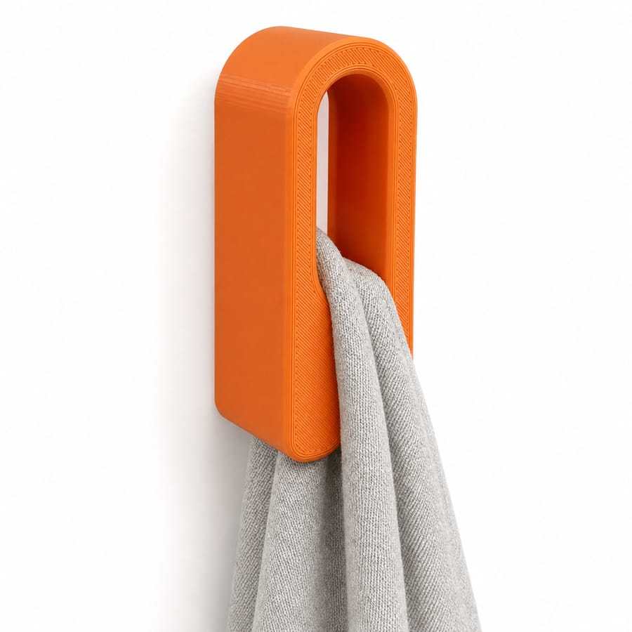 Support à pression pour serviette / tissu