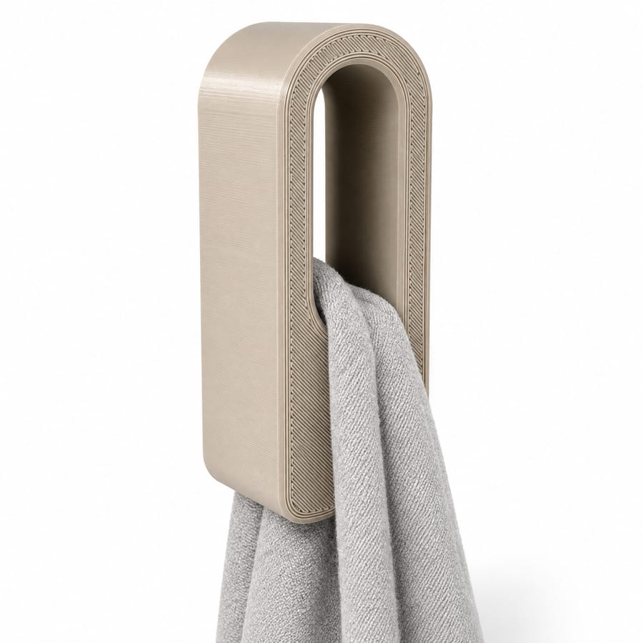 Support à pression pour serviette / tissu